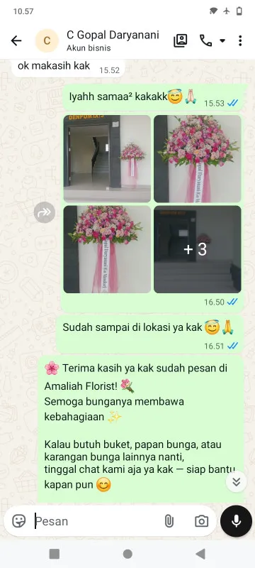 Pengiriman Karangan Bunga Pasir Gintung Jayanti