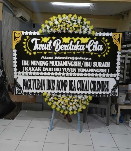 Papan Bunga Duka Pasir Gintung Jayanti